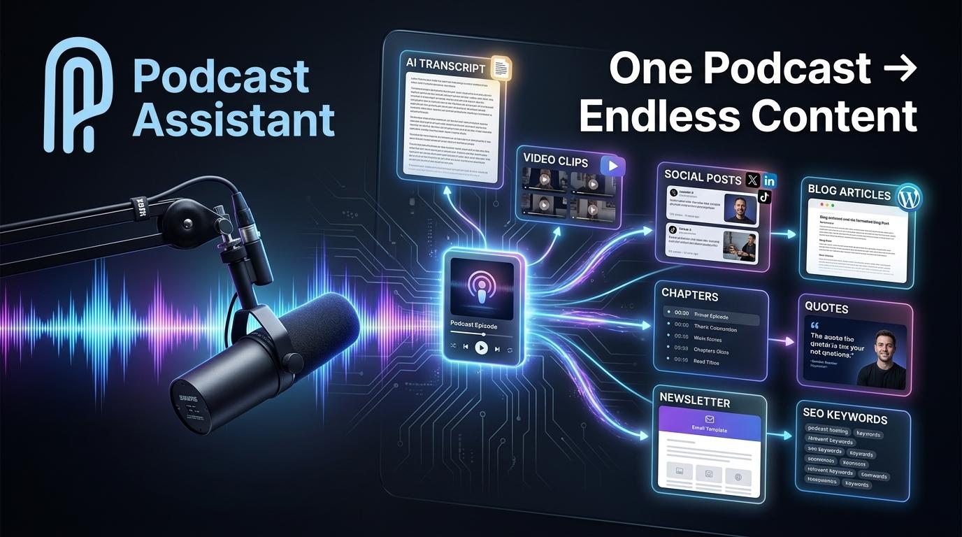 Podcast Assistant product demo